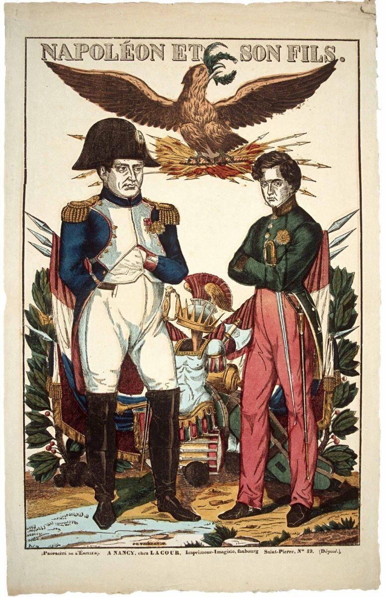 Napoléon et son fils. (titre inscrit)_0