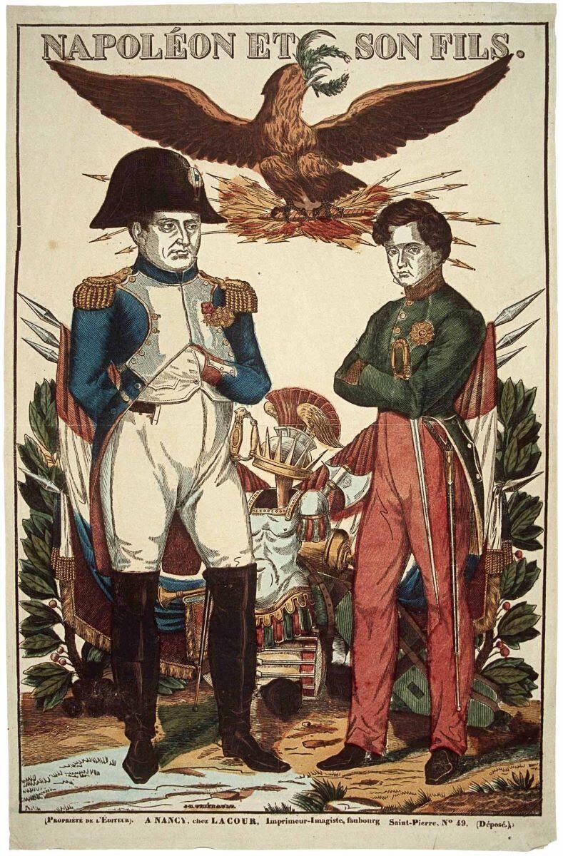 Napoléon et son fils. (titre inscrit)_0
