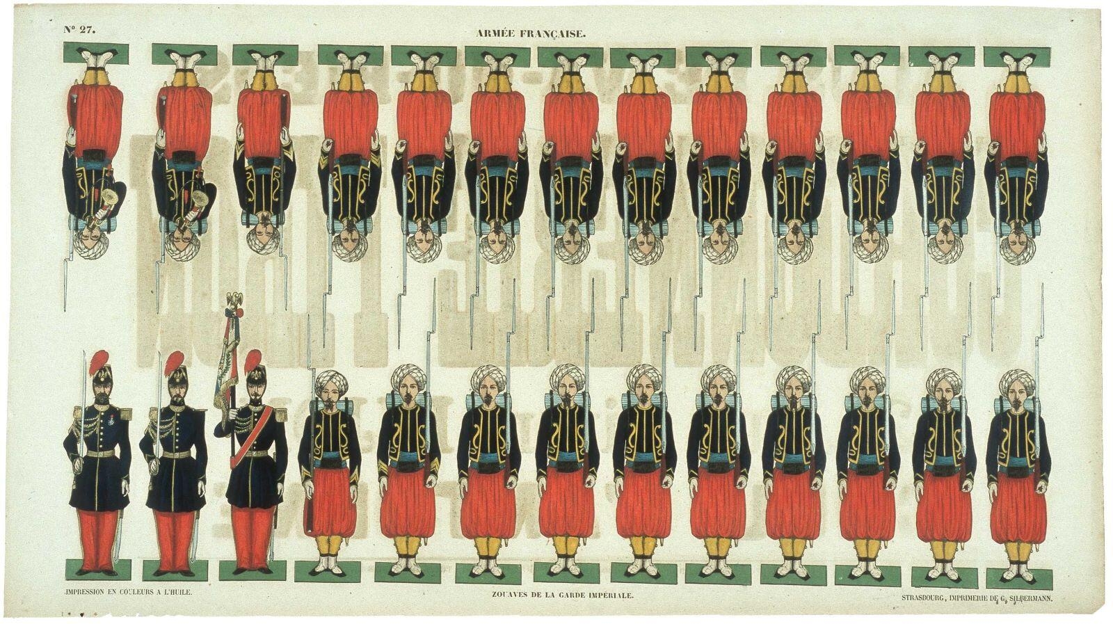 ARMEE FRANCAISE. N°27. / ZOUAVES DE LA GARDE IMPÉRIALE (titre inscrit)_0