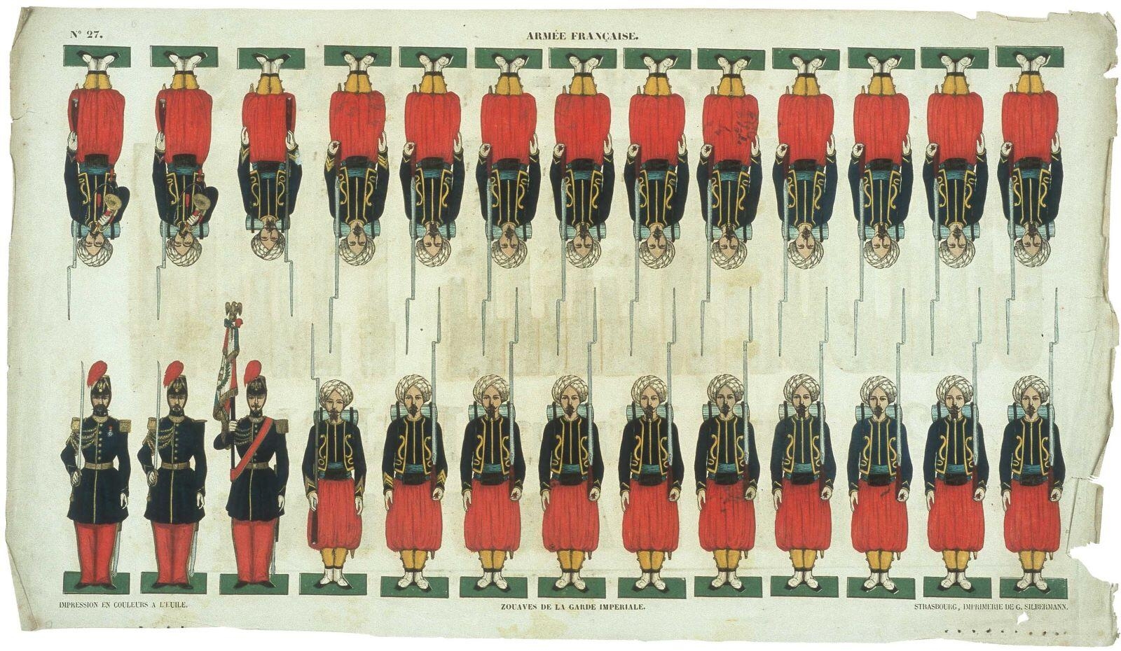 ARMEE FRANCAISE. N°27. / ZOUAVES DE LA GARDE IMPÉRIALE (titre inscrit)_0