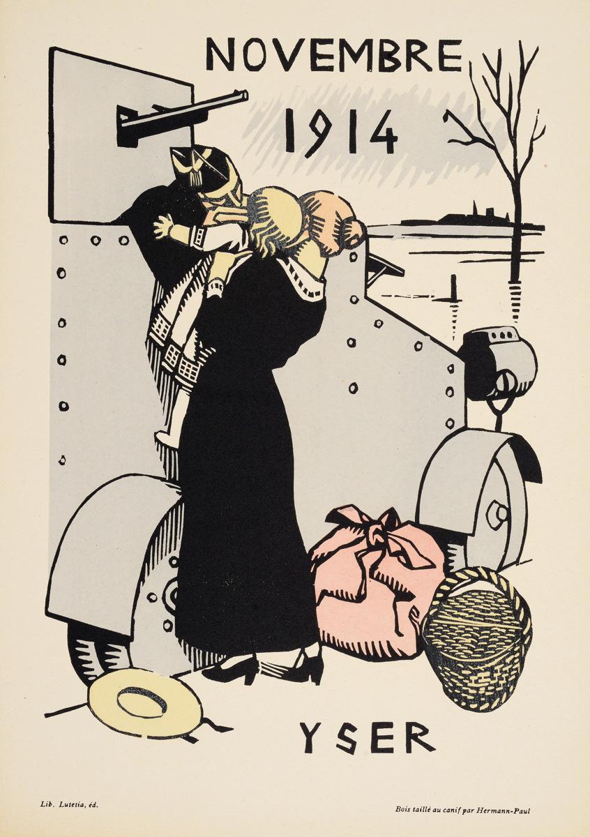 NOVEMBRE / 1914 / YSER (titre inscrit), Hermann-Paul, 1916