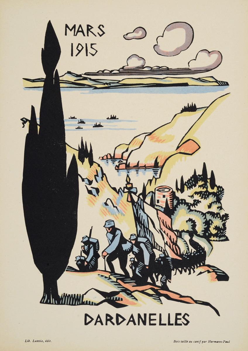 MARS / 1915 / DARDANELLES (titre inscrit), Hermann-Paul, 1916