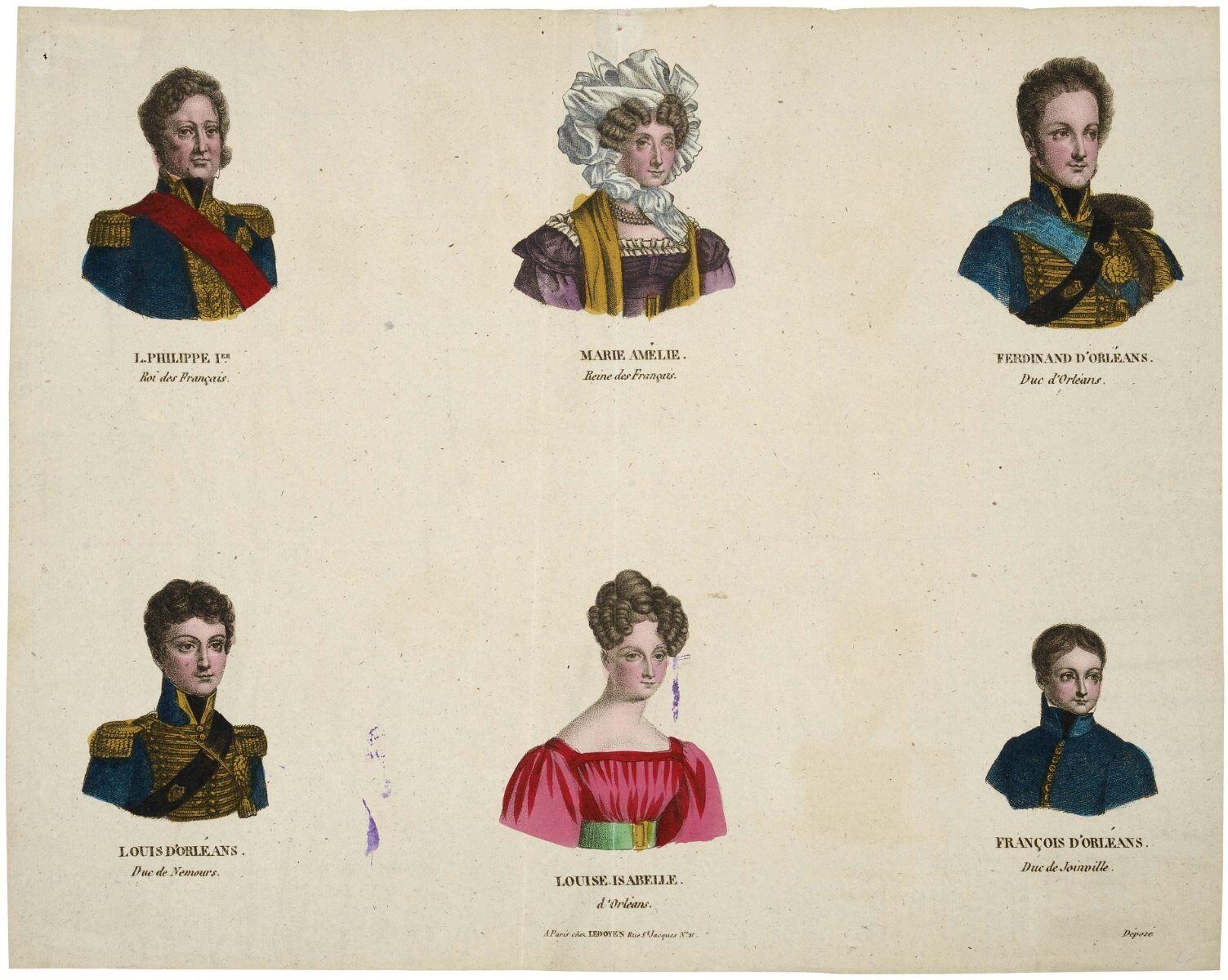 famille royale (titre factice), Ledoyen, 1831 ?