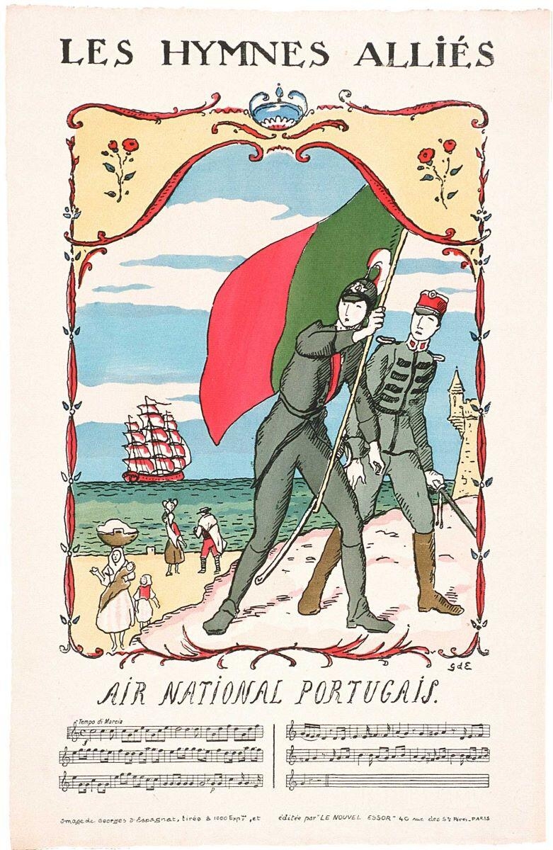 LES HYMNES ALLIÉS / AIR NATIONAL PORTUGAIS. (titre inscrit)_0