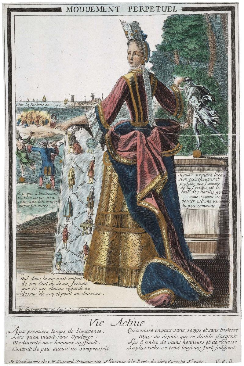 MOUVEMENT PERPETUEL (titre inscrit), Nicolas Guérard, 1700 vers