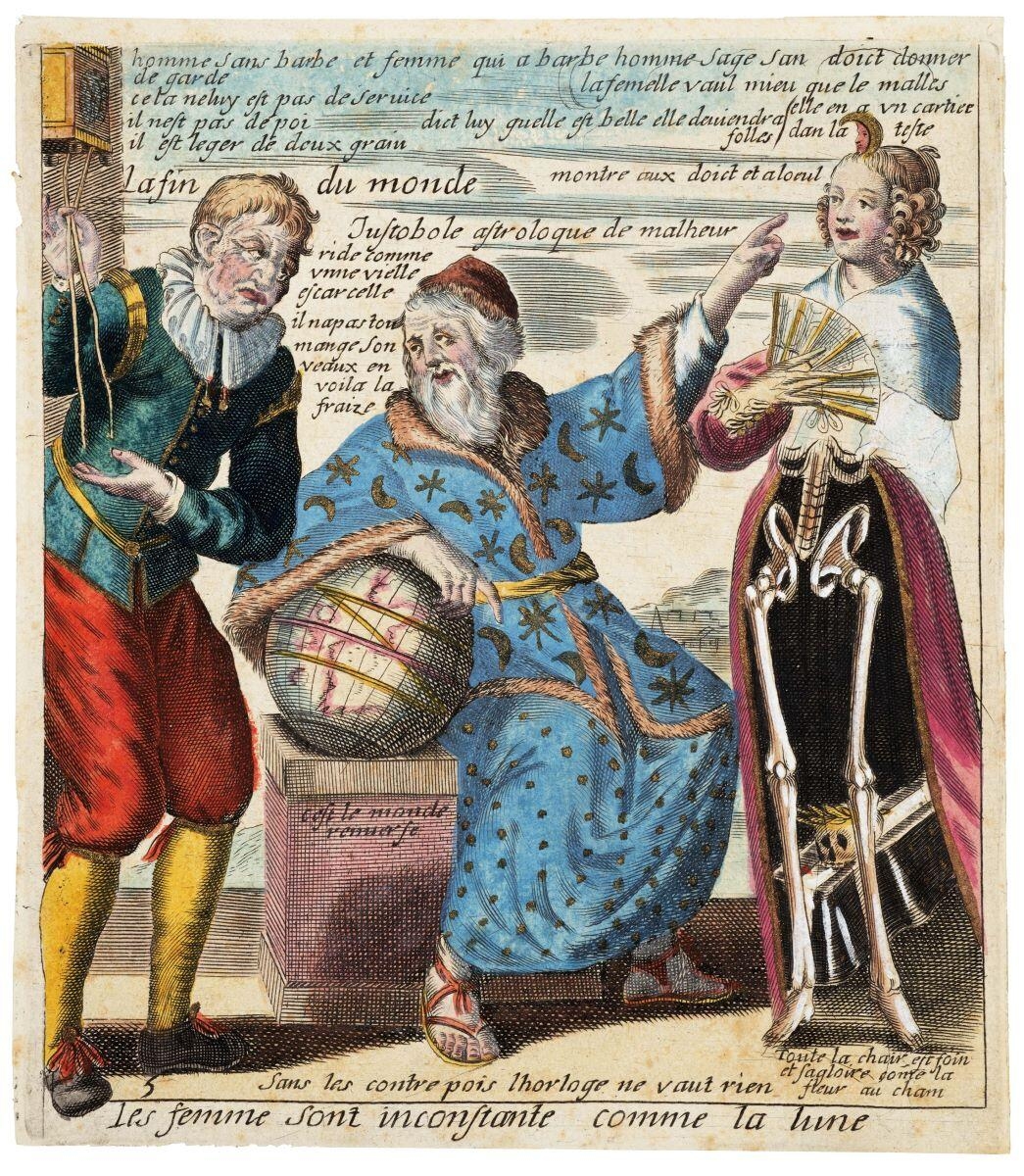 Les femmes sont inconstante comme la lune 5 (titre inscrit), Esme de Boulonnois, 1656-1657