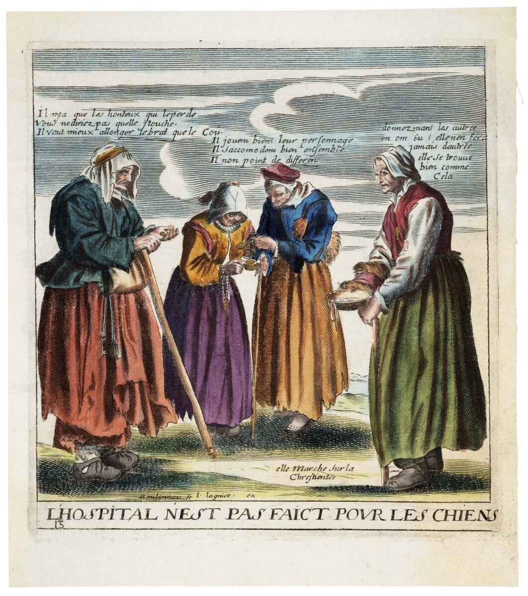 L’HOSPITAL N’EST PAS FAICT POUR LES CHIENS 13 (titre inscrit), Esme de Boulonnois, 1647-1675