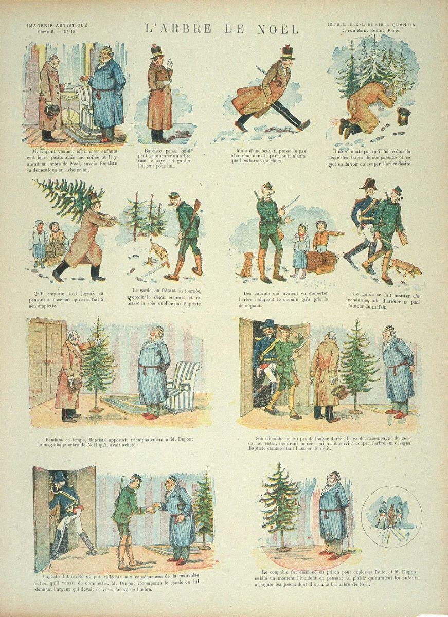 L’ARBRE DE NOEL (titre inscrit), Petit, 1888 dépôt légal