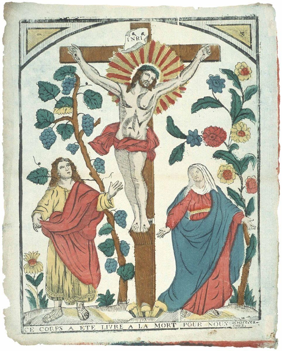 CE CORPS A ETE LIVRE A LA MORT POUR NOUS (titre inscrit), Thomas Blin, 1772-1828