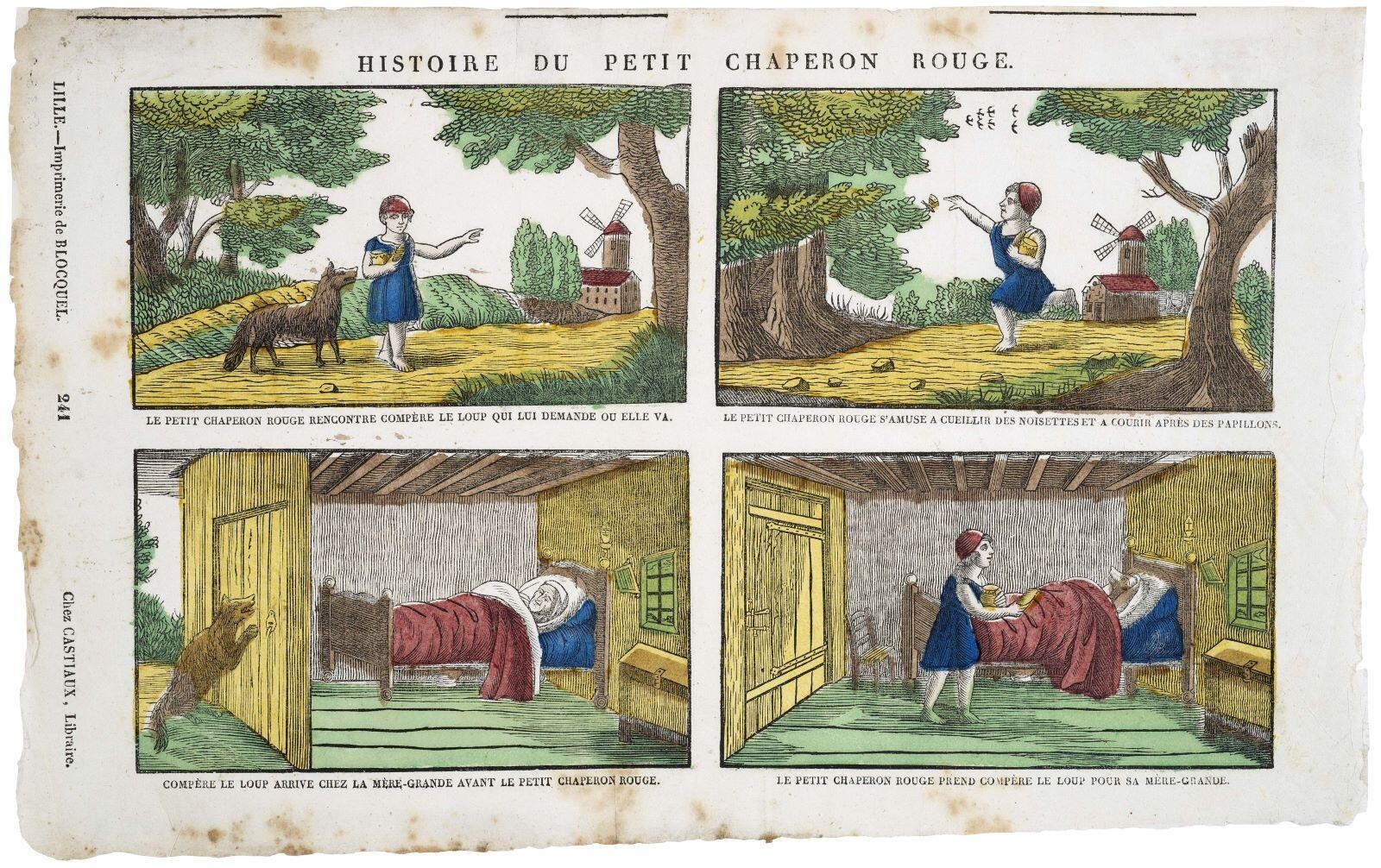 HISTOIRE DU PETIT CHAPERON ROUGE. 241 (titre inscrit)_0