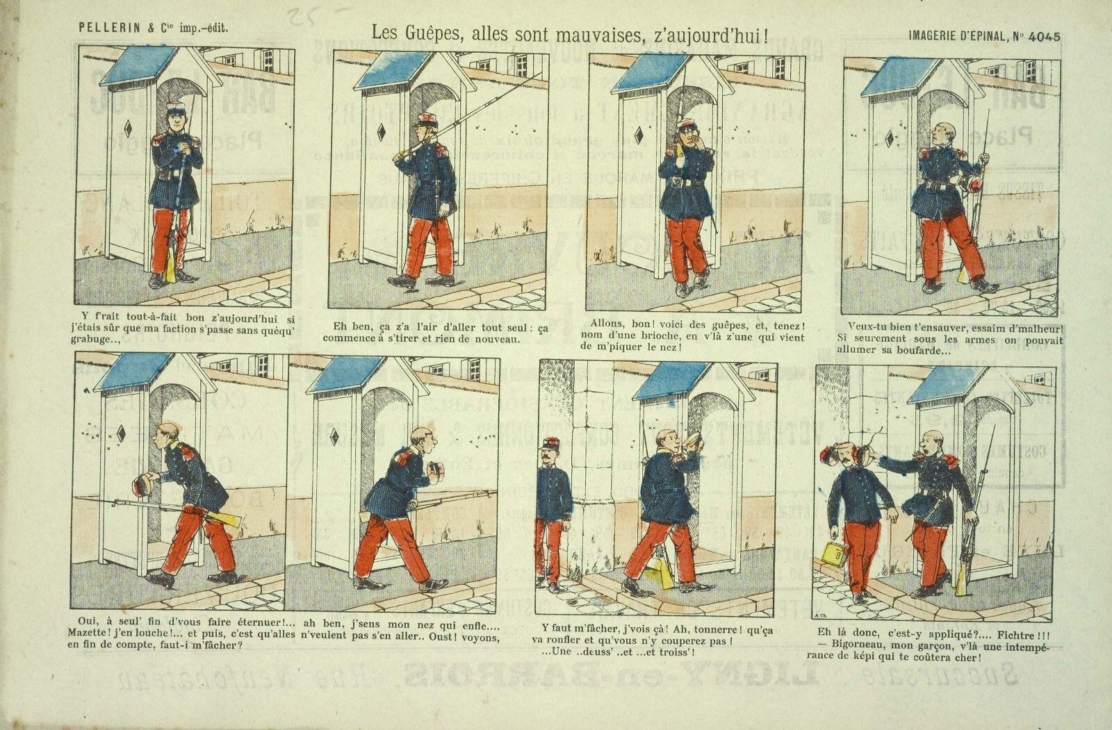 Les Guêpes, alles sont mauvaises, z’aujourd’hui ! (titre inscrit), Alfred Chauffour, 4e quart 19e siècle
