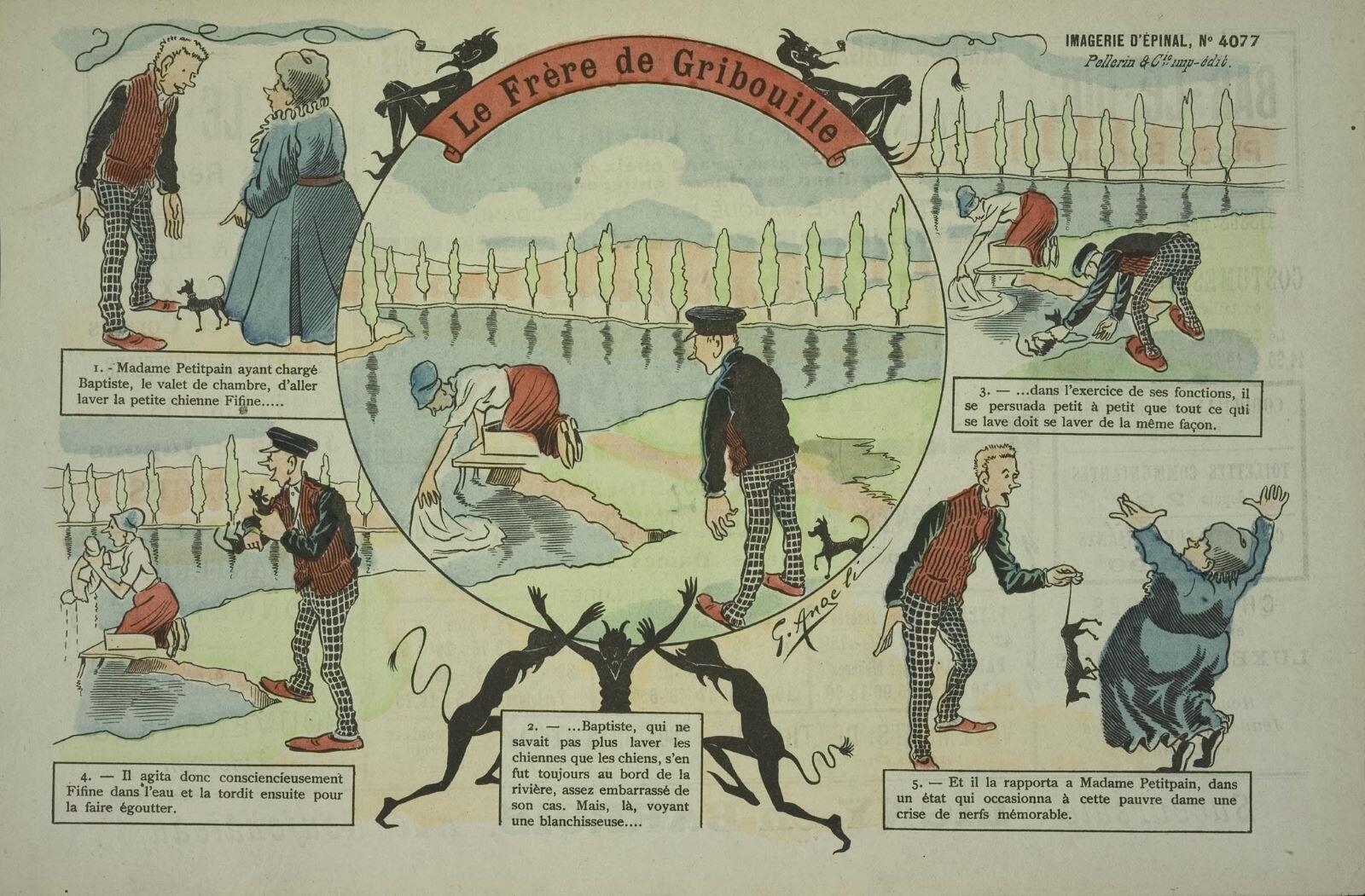 Le Frère de Gribouille (titre inscrit), G. Angeli, 4e quart 19e siècle