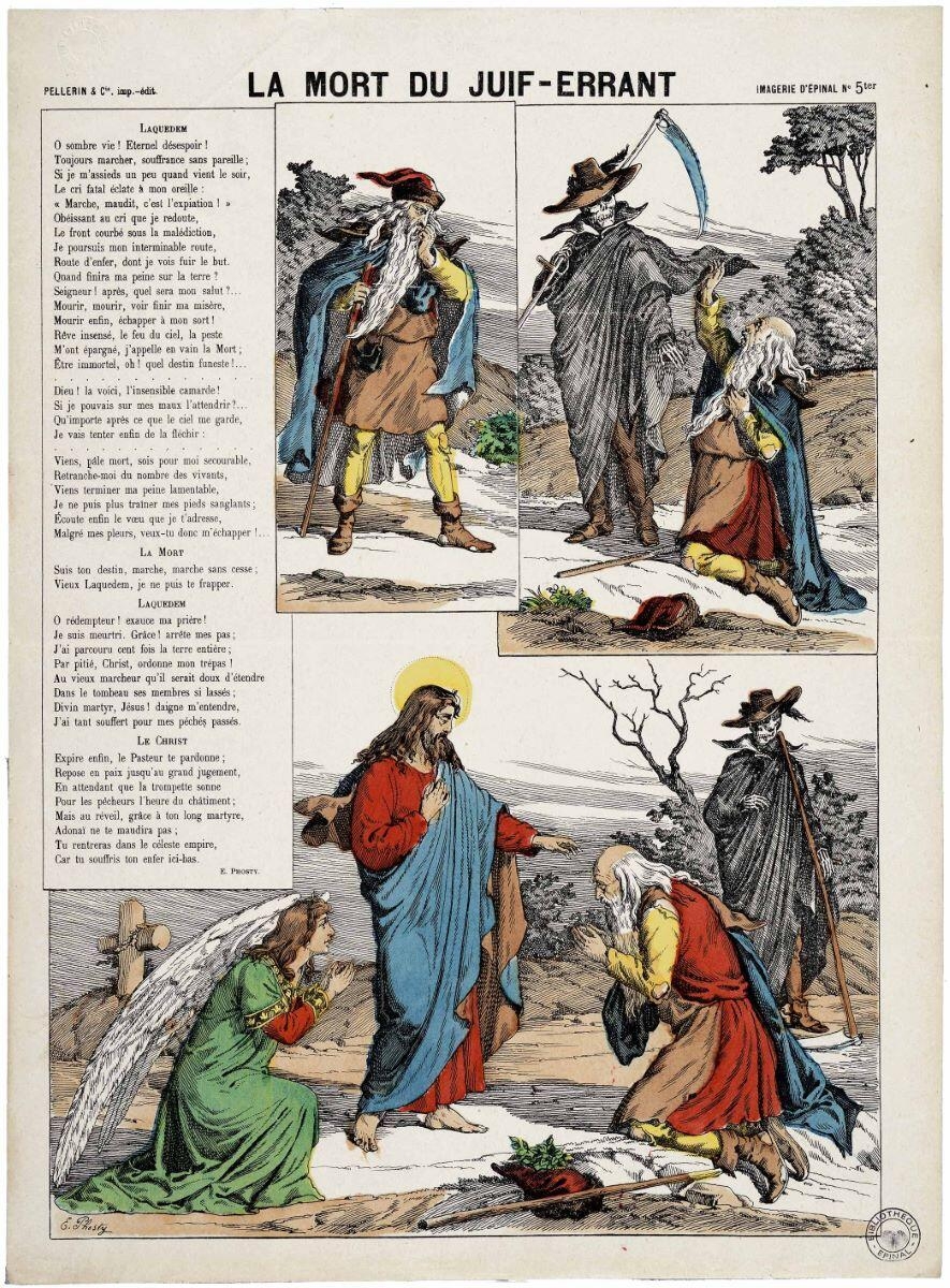 LA MORT DU JUIF-ERRANT. (titre inscrit)_0
