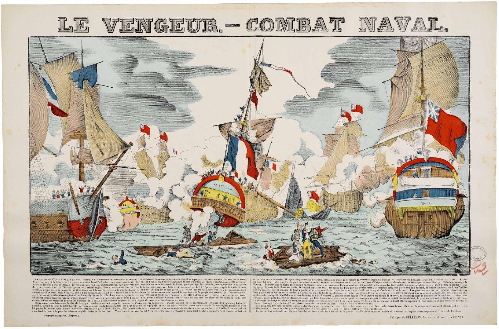 LE VENGEUR- COMBAT NAVAL. (titre inscrit)_0