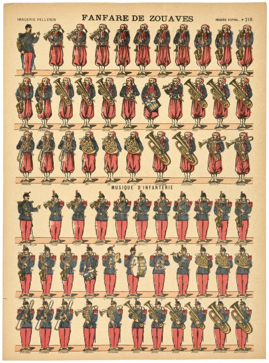 FANFARE DE ZOUAVES / MUSIQUE D’INFANTERIE (titre inscrit)_0