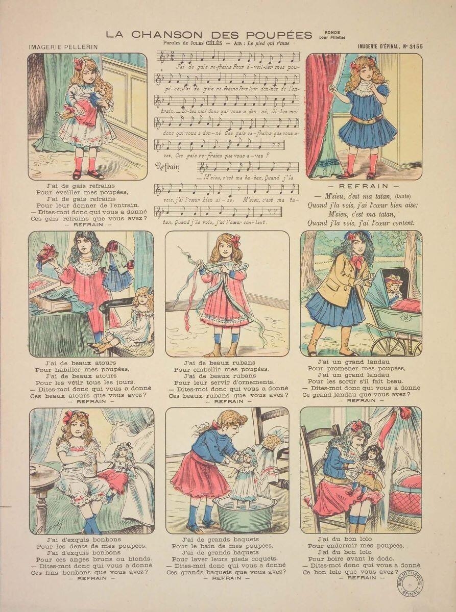 LA CHANSON DES POUPÉES / RONDE / pour fillettes (titre inscrit)_0