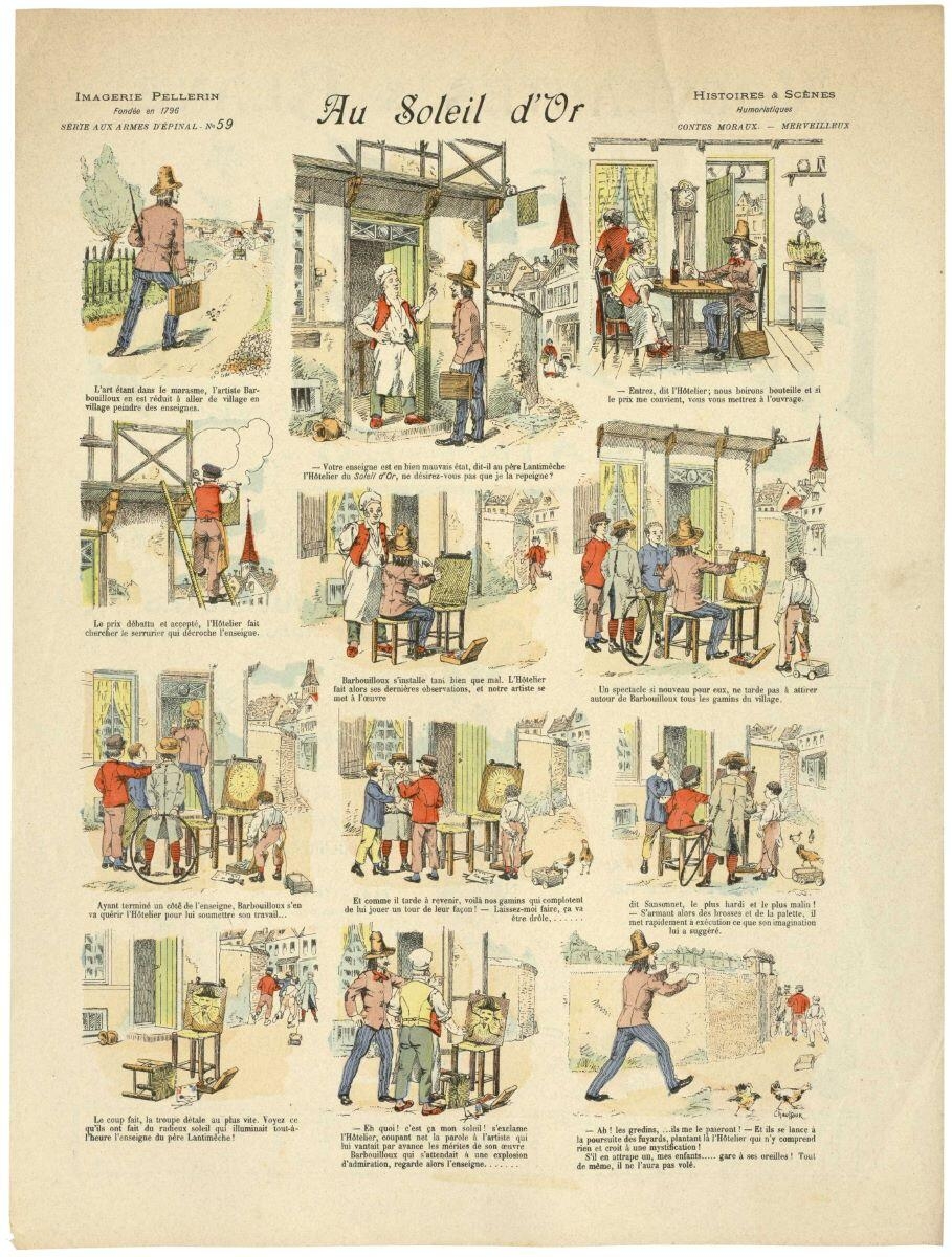 Au Soleil d’Or (titre inscrit), Alfred Chauffour, 1891 dépôt légal