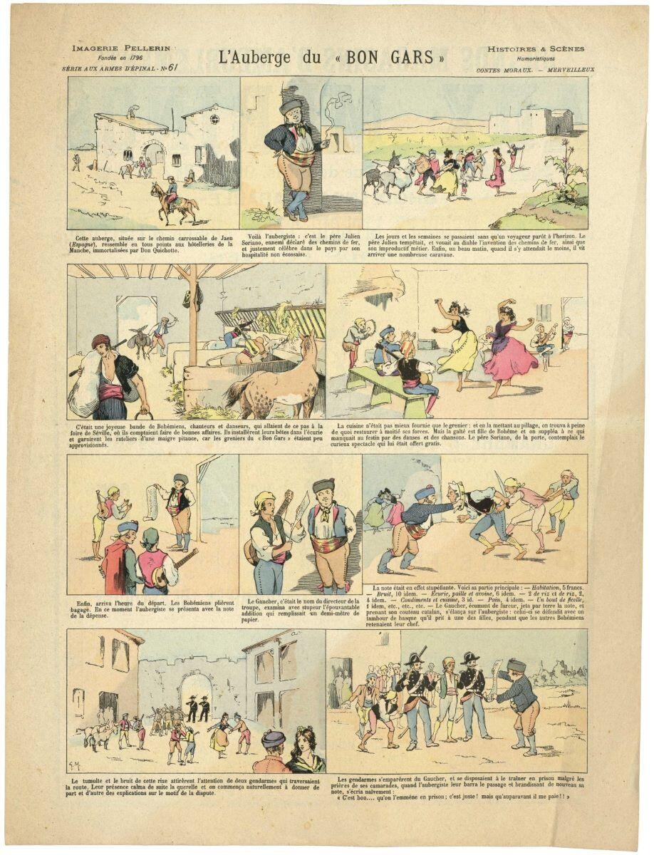 L’Auberge du “BON GARS” (titre inscrit), Georges Meunier, 1891 dépôt légal