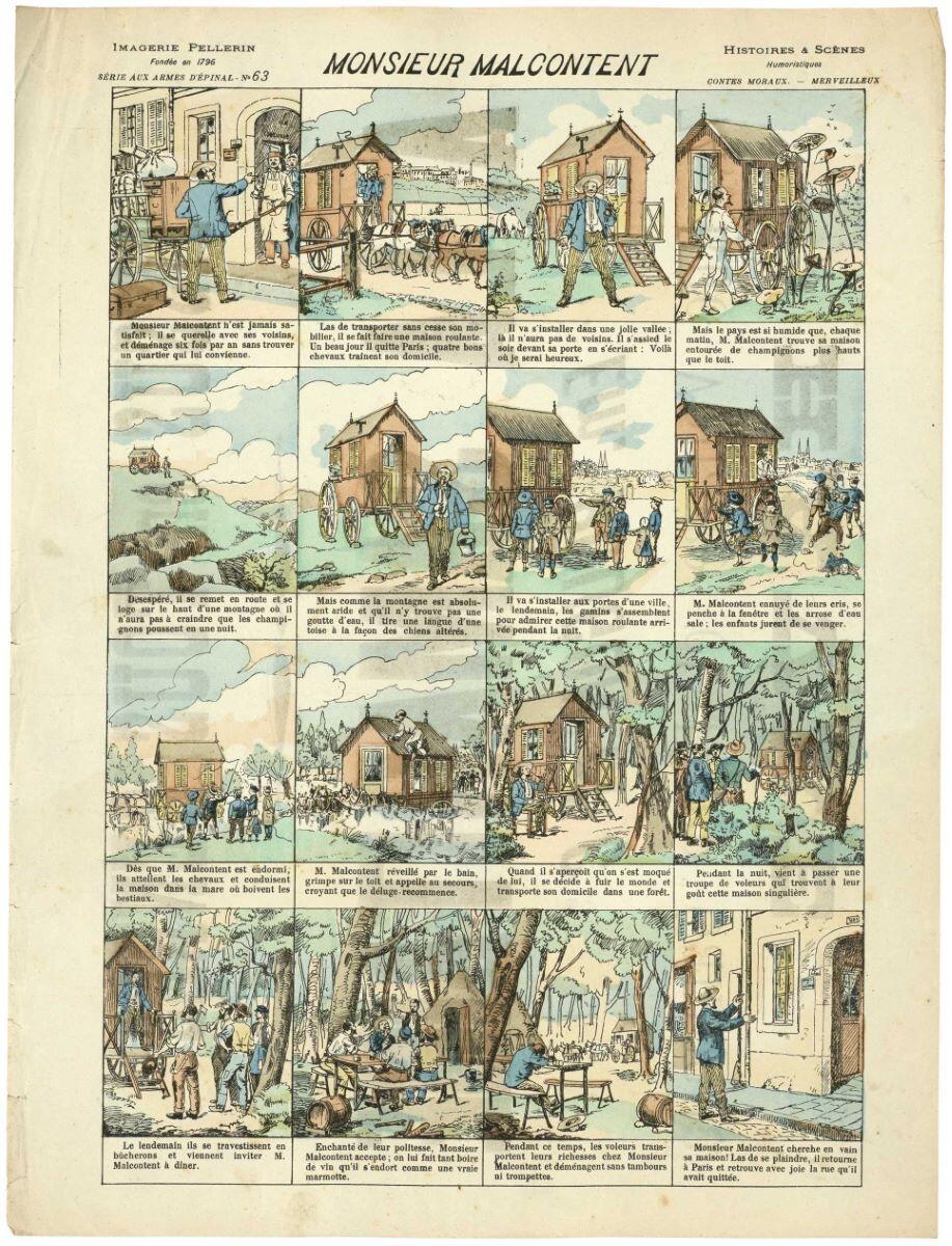 MONSIEUR MALCONTENT (titre inscrit), Alfred Chauffour, 1891 dépôt légal