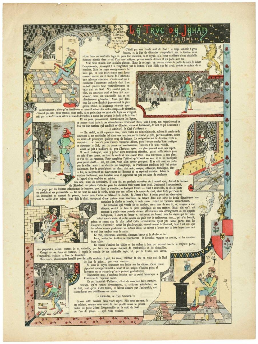 LE TRUC DE JEHAN / CONTE DE NOEL (titre inscrit), Henry Hennault, 1896 dépôt légal