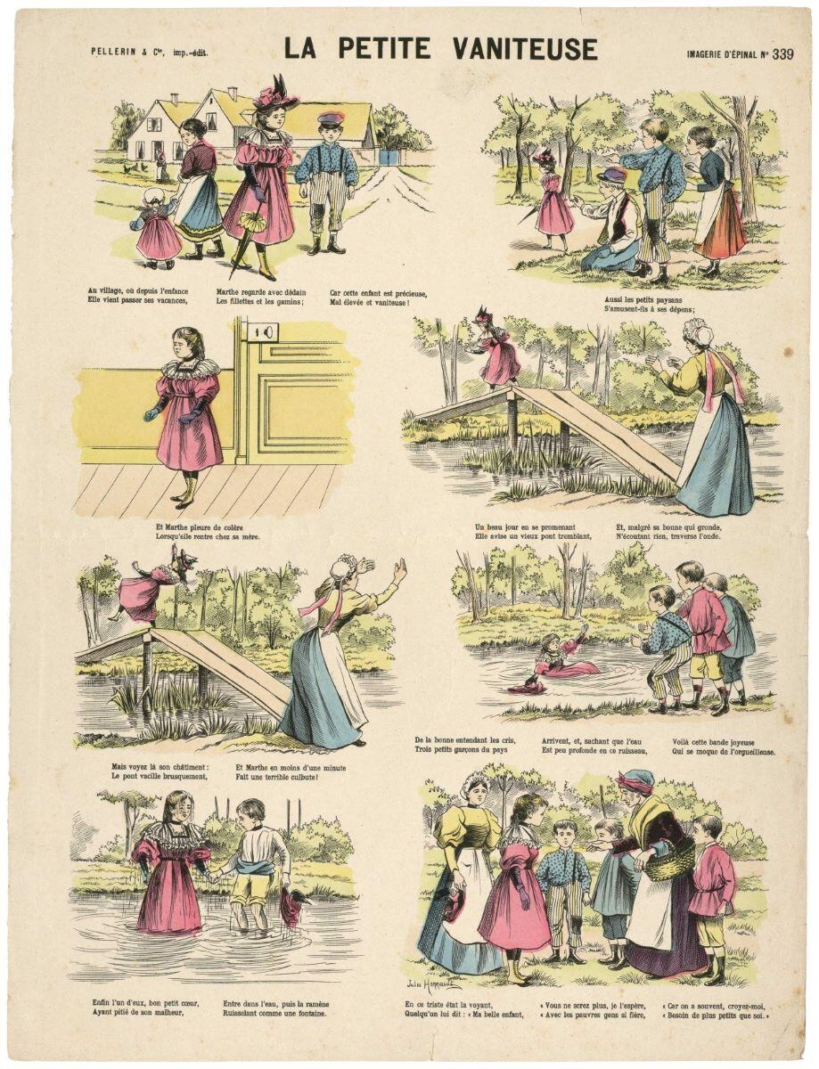 LA PETITE VANITEUSE (titre inscrit), Jules Hénault, 1896 dépôt légal