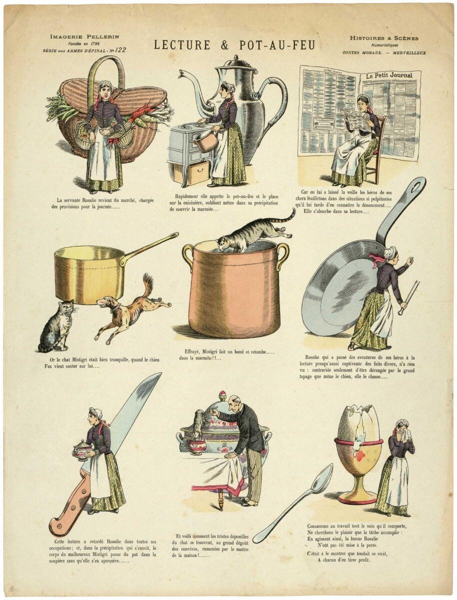 LECTURE & POT-AU-FEU (titre inscrit), Henry Hennault, 1893 dépôt légal