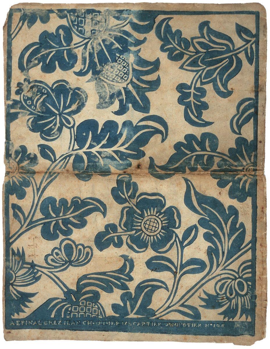 Dominoterie à décor floral (titre factice)_0