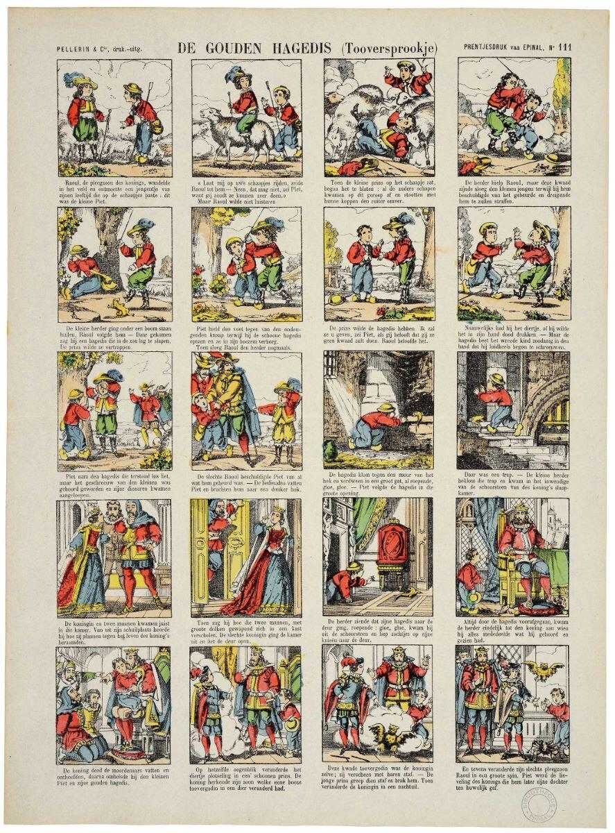 DE GOUDEN HAGEDIS (Tooversprookje) (titre inscrit, néerl.) ; Le lézard d'or (conte de fées) (titre factice)_0