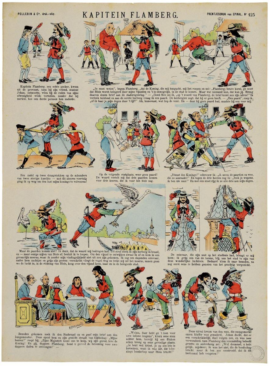KAPITEIN FLAMBERG. (titre inscrit, néerl.) ; Le capitaine Flamberge (titre traduit)_0