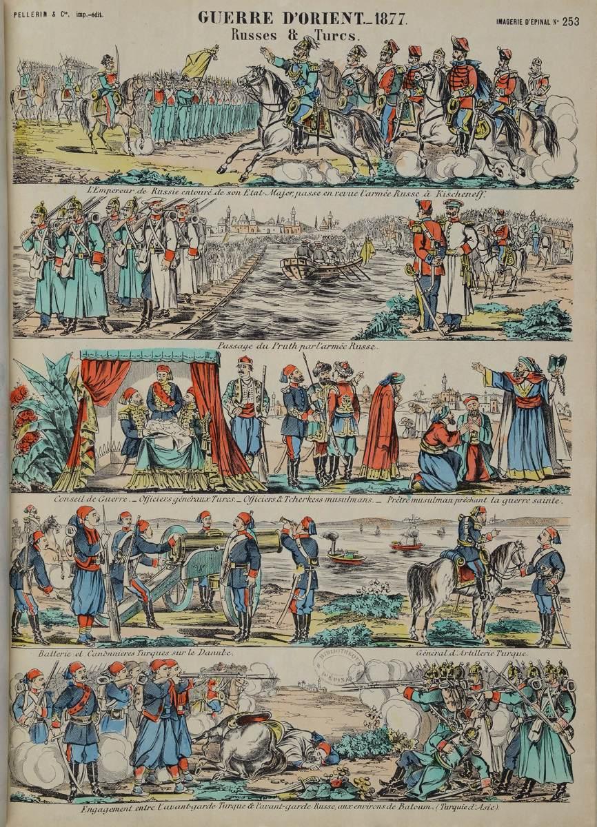 GUERRE D'ORIENT.-1877 / Russes & Turcs. (titre inscrit)_0