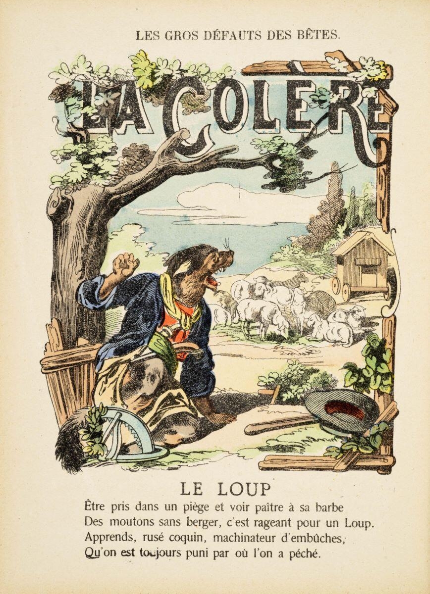 LES GROS / DÉFAUTS / DES / BÊTES / EXPLIQUÉS PAR UNE AUTRE / ET TRADUITS par / GILBERT. (titre inscrit)_4