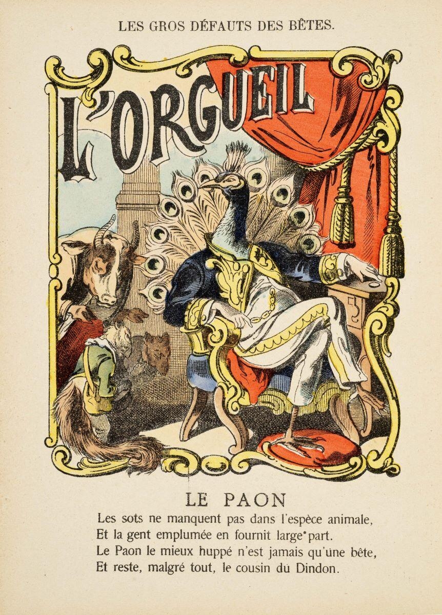 LES GROS / DÉFAUTS / DES / BÊTES / EXPLIQUÉS PAR UNE AUTRE / ET TRADUITS par / GILBERT. (titre inscrit)_5