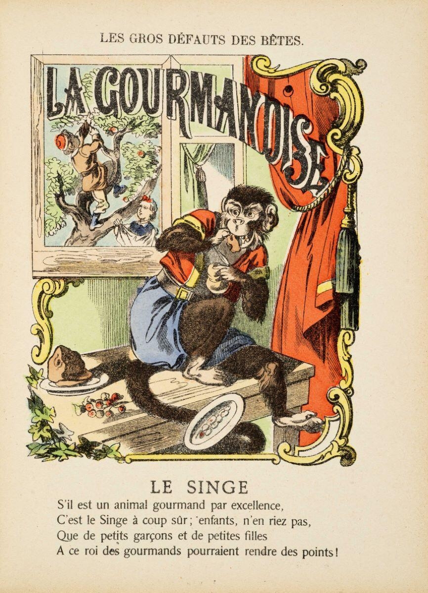 LES GROS / DÉFAUTS / DES / BÊTES / EXPLIQUÉS PAR UNE AUTRE / ET TRADUITS par / GILBERT. (titre inscrit)_7