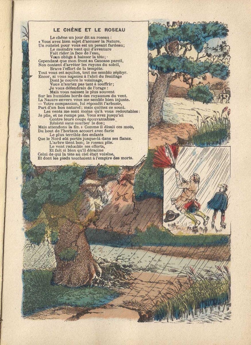 5 FABLES / DE / La Fontaine. (titre inscrit)_1