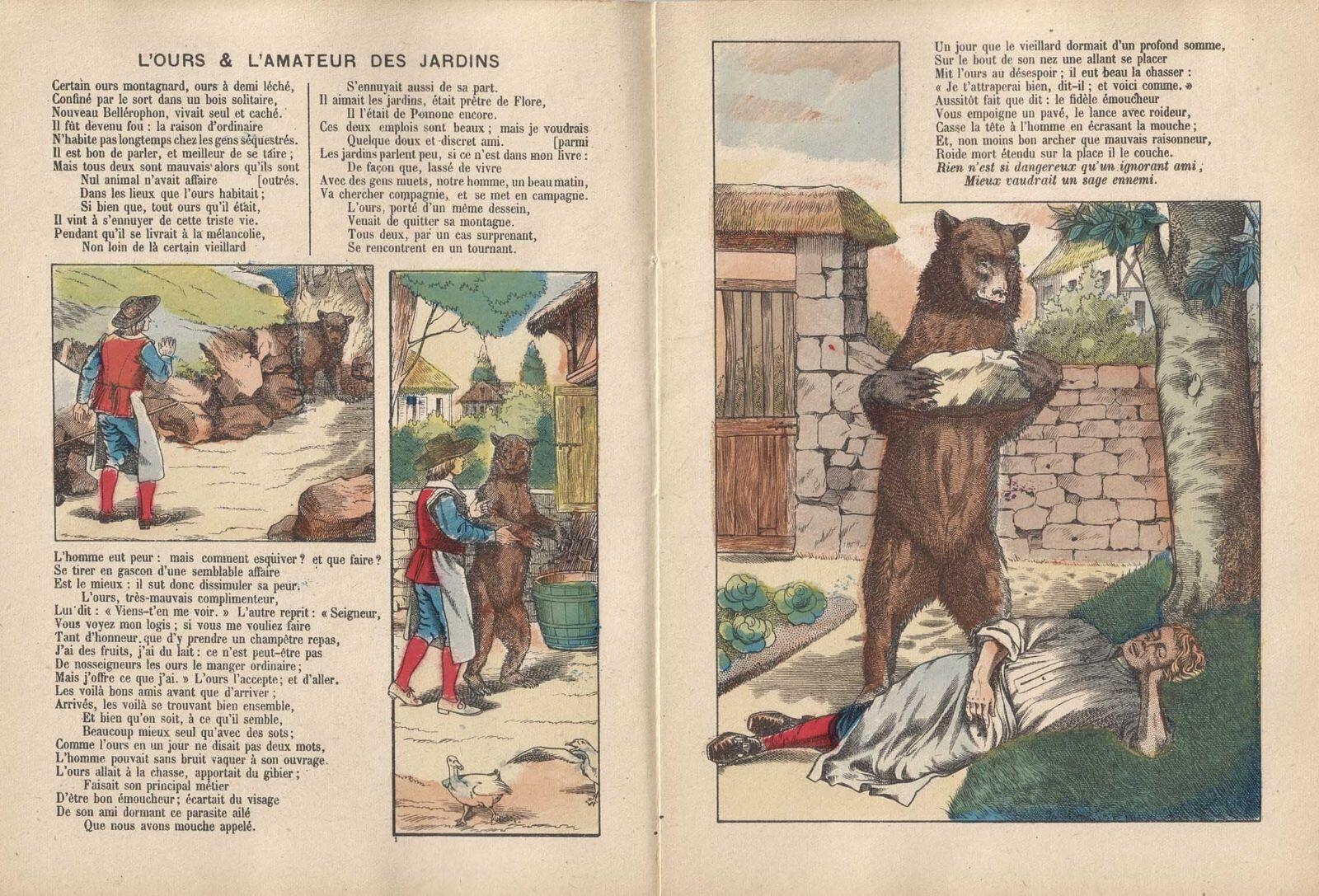 5 FABLES / DE / La Fontaine. (titre inscrit)_2