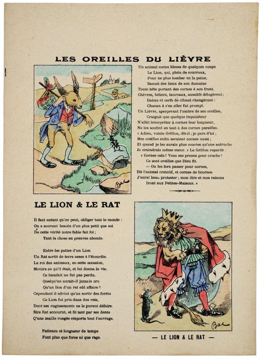 LES OREILLES DU LIÈVRE / LE LION ET LE RAT (titre inscrit)_0