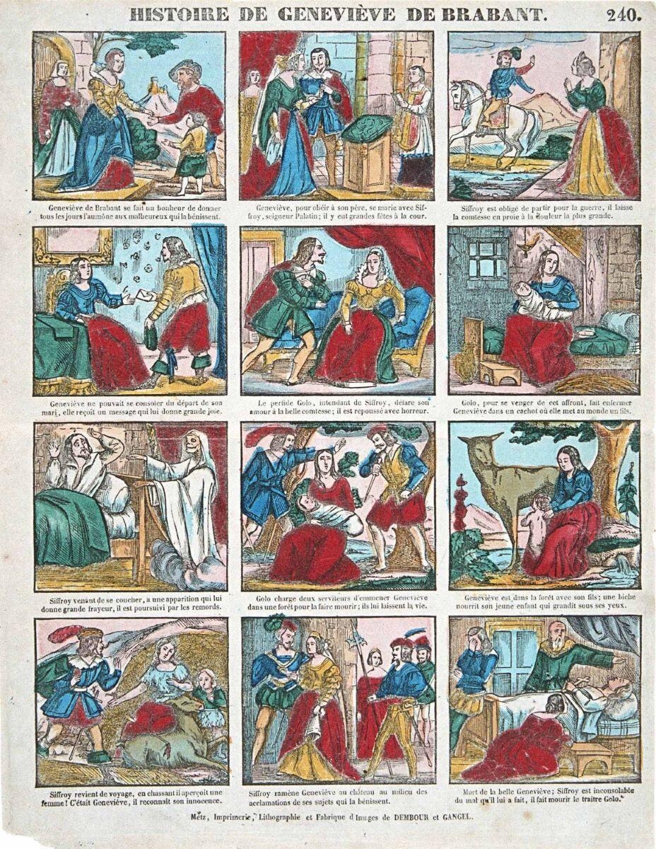 HISTOIRE DE GENEVIEVE DE BRABANT. / 240 (titre inscrit)_0