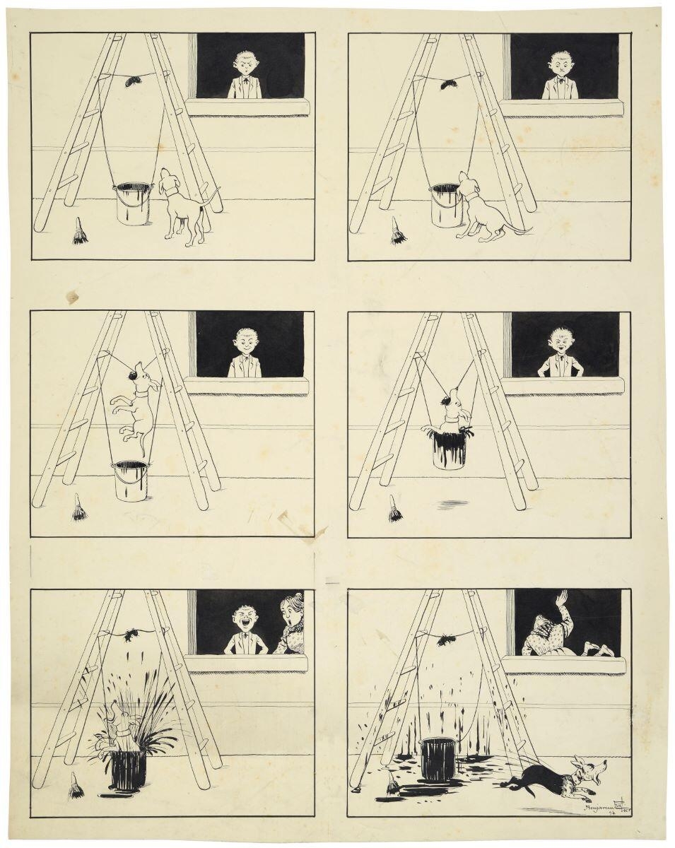 UN PROBLEME de LUTINET (titre factice), Benjamin Rabier, 1897 de