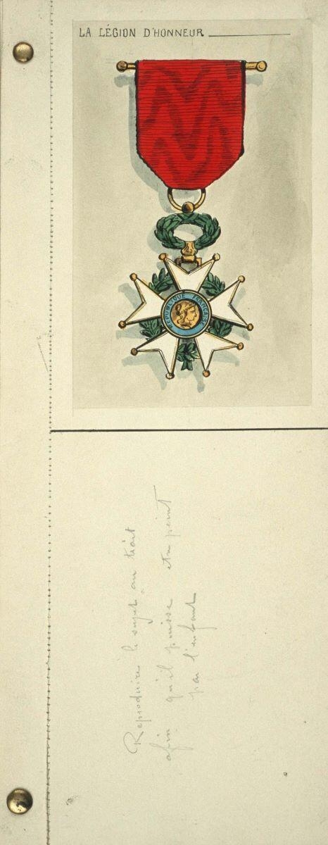 LA LEGION D’HONNEUR (titre inscrit), Louis Georges Albert Morinet, 1914 après