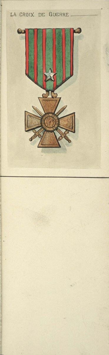 LA CROIX DE GUERRE (titre inscrit), Louis Georges Albert Morinet, 1914 après