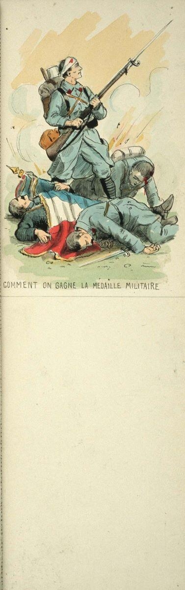 COMMENT ON GAGNE LA MEDAILLE MILITAIRE (titre inscrit), Louis Georges Albert Morinet, 1914 après