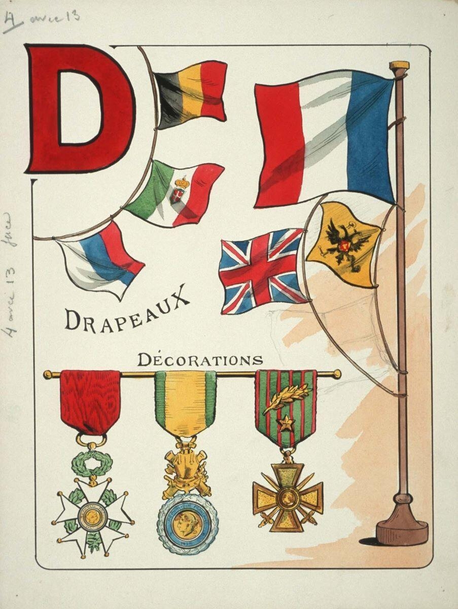 D (titre inscrit), Louis Georges Albert Morinet, 1914 après