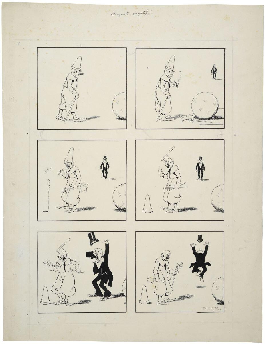 Auguste mystifié (titre inscrit), Benjamin Rabier, 1897 de