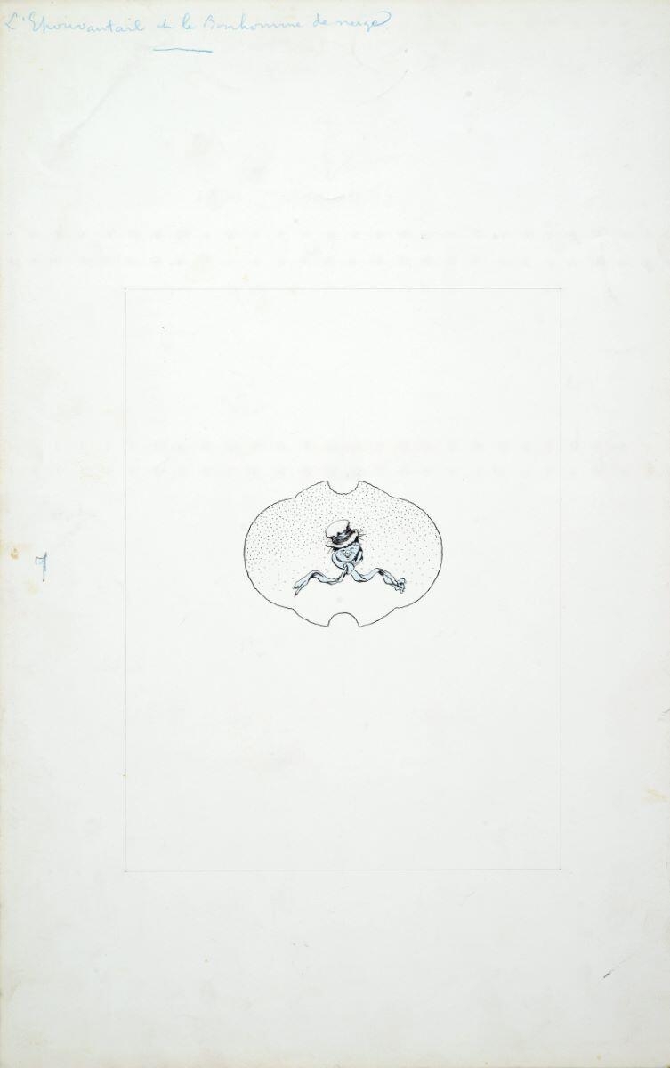 L'Epouvantail et le Bonhomme de neige 7 (titre inscrit) ; dernière de couverture (titre factice), Benjamin Rabier, 1897-1906