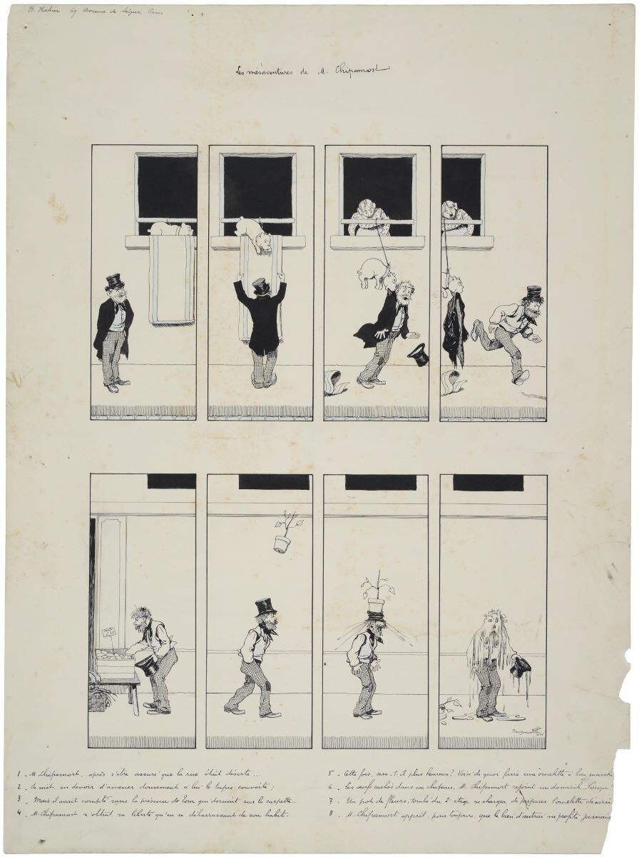 Les mésaventures de M. Chipamort (titre inscrit), Benjamin Rabier, 1897-1899