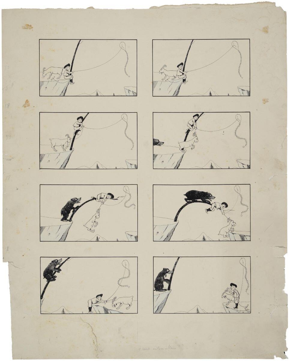 l'arbre de salut (titre factice), Benjamin Rabier, 1897 de