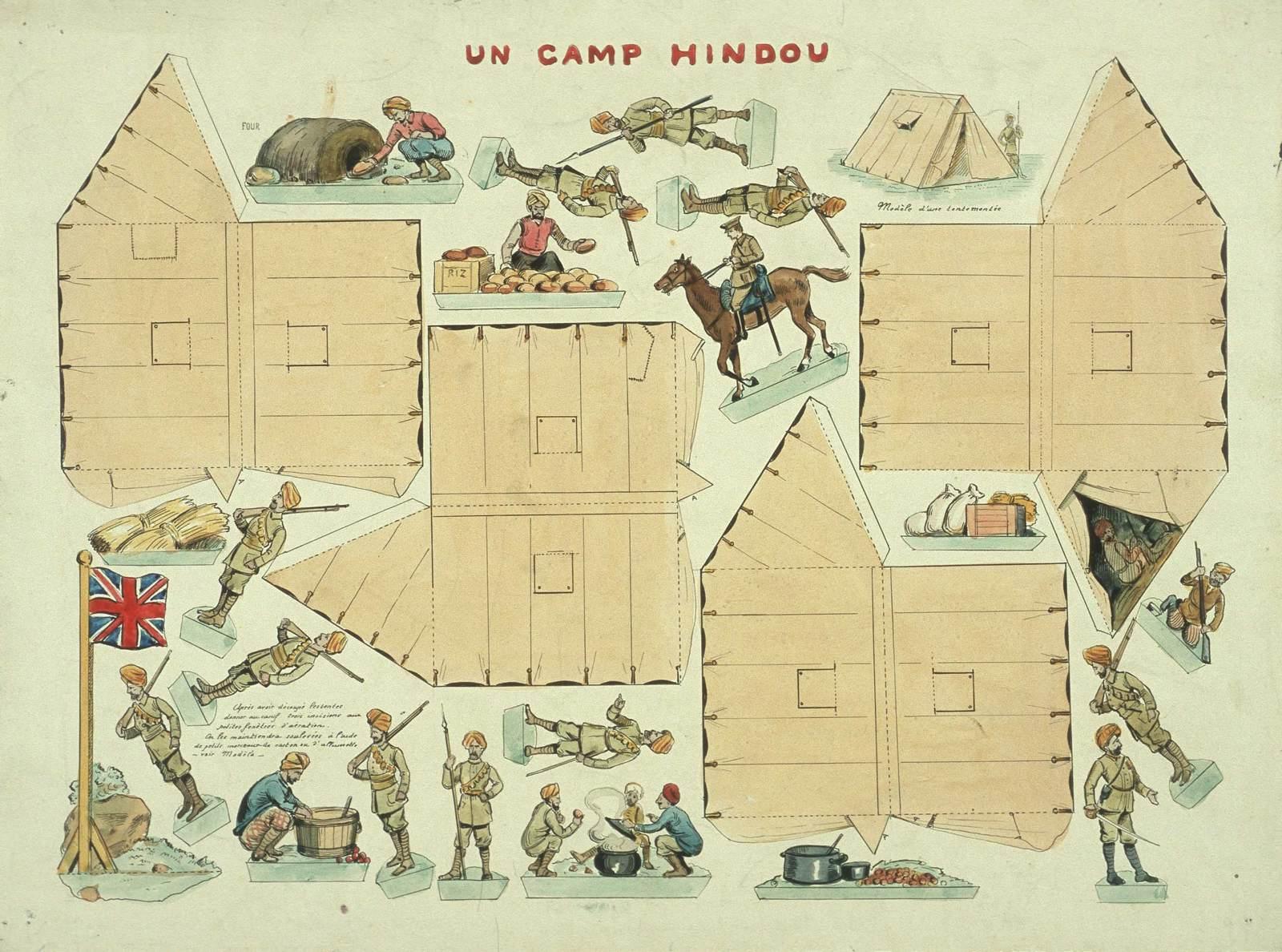 UN CAMP HINDOU (titre inscrit), Louis Georges Albert Morinet, 1915 vers