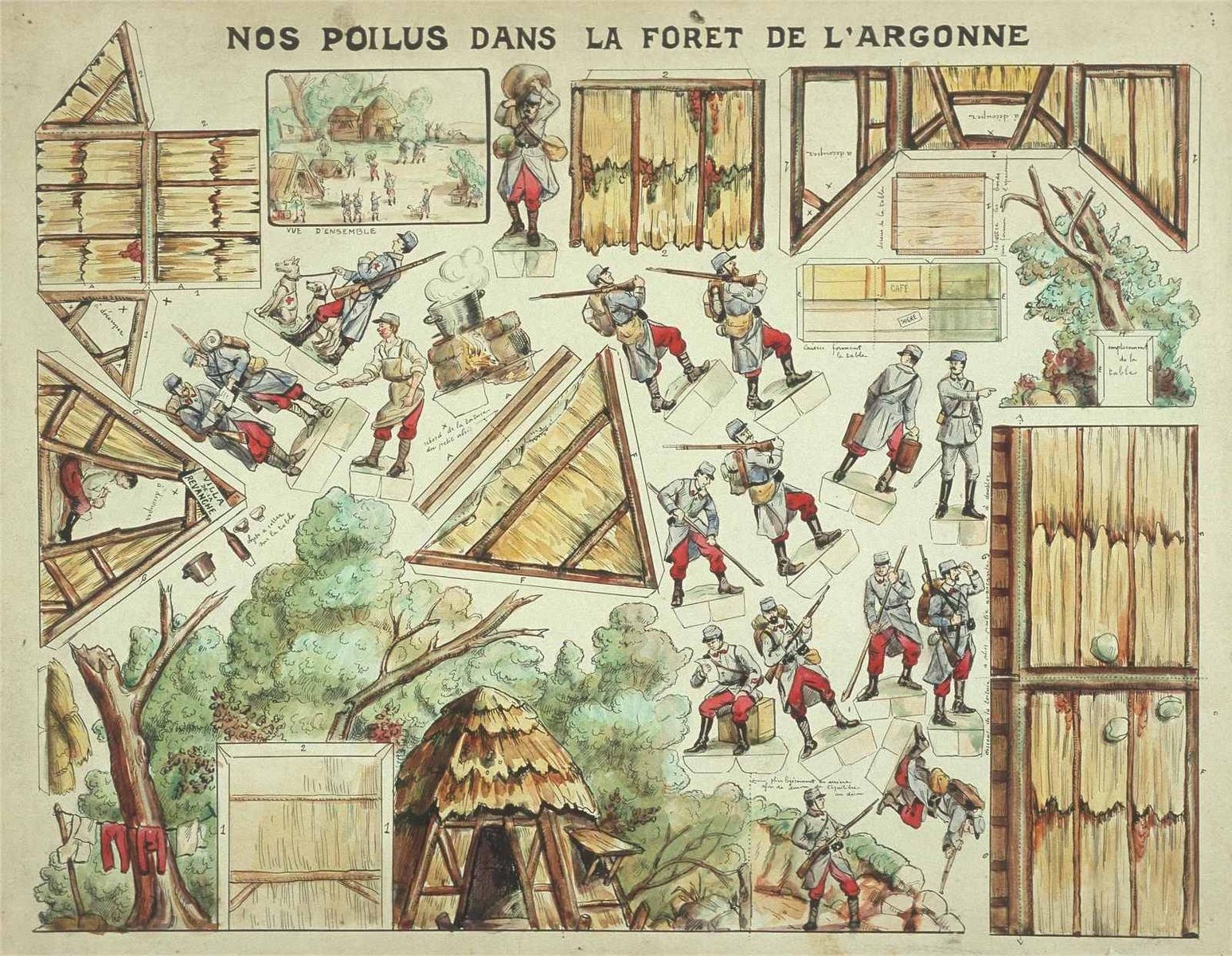 NOS POILUS DANS LA FORÊT DE L'ARGONNE (titre inscrit)_0