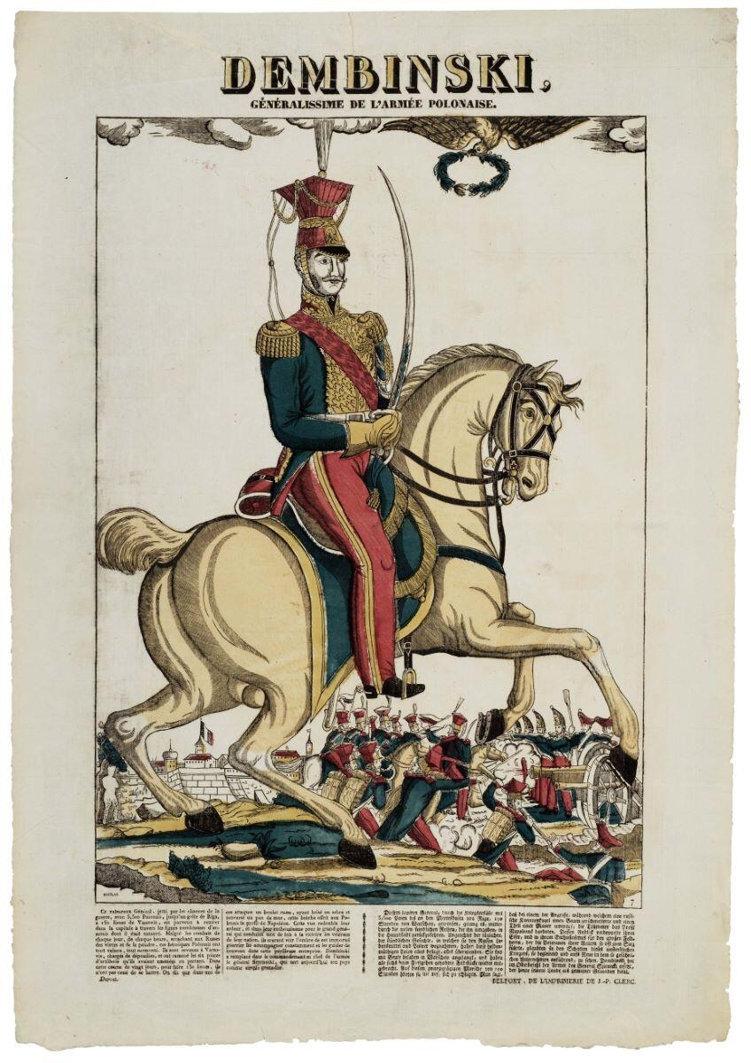 DEMBINSKI, / GÉNÉRALISSIME DE L'ARMÉE POLONAISE. (titre inscrit)_0