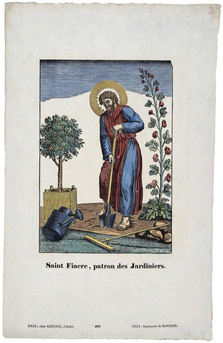Saint Fiacre, patron des Jardiniers. (titre inscrit)_0